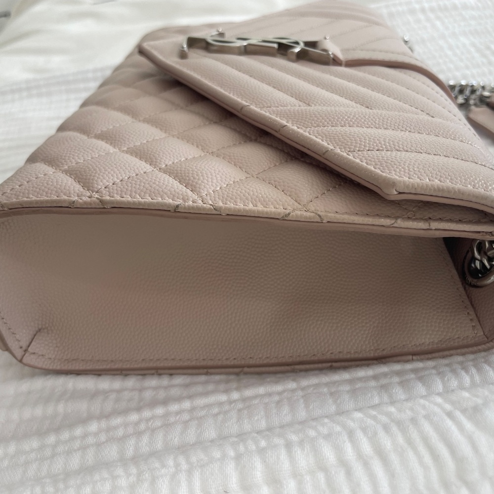 Saint Laurent YSL pink blush leather handbag, medium - Picture 3 of 8